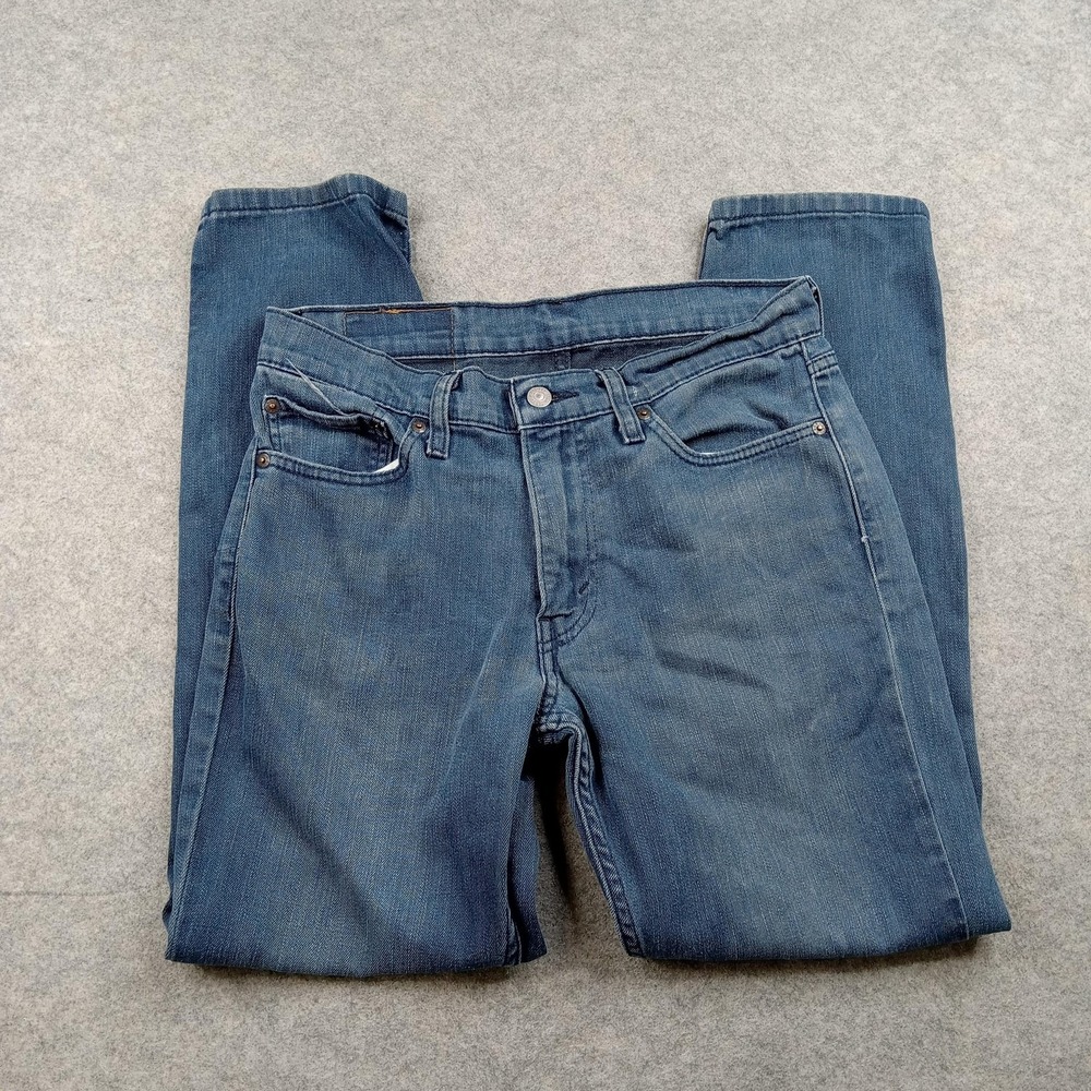 Levisโ 511 Jeans Mens 32x30 Medium Wash Blue Slim Fit Stretch Denim 04511-4558